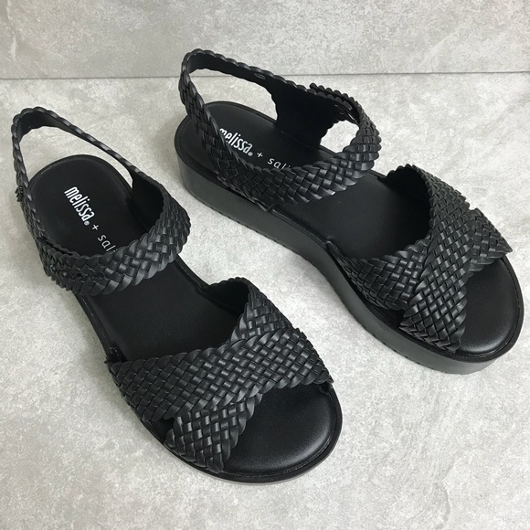 Melissa Shoes - Melissa Salinas Jelly Hotness Black Sandals